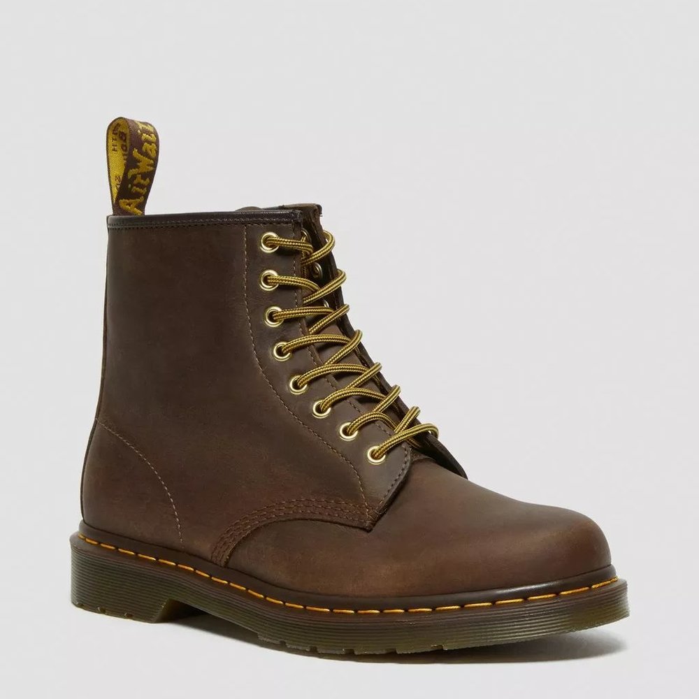 Dr. Martens 1460 Crazy Horse Leather Lace Up Boots
